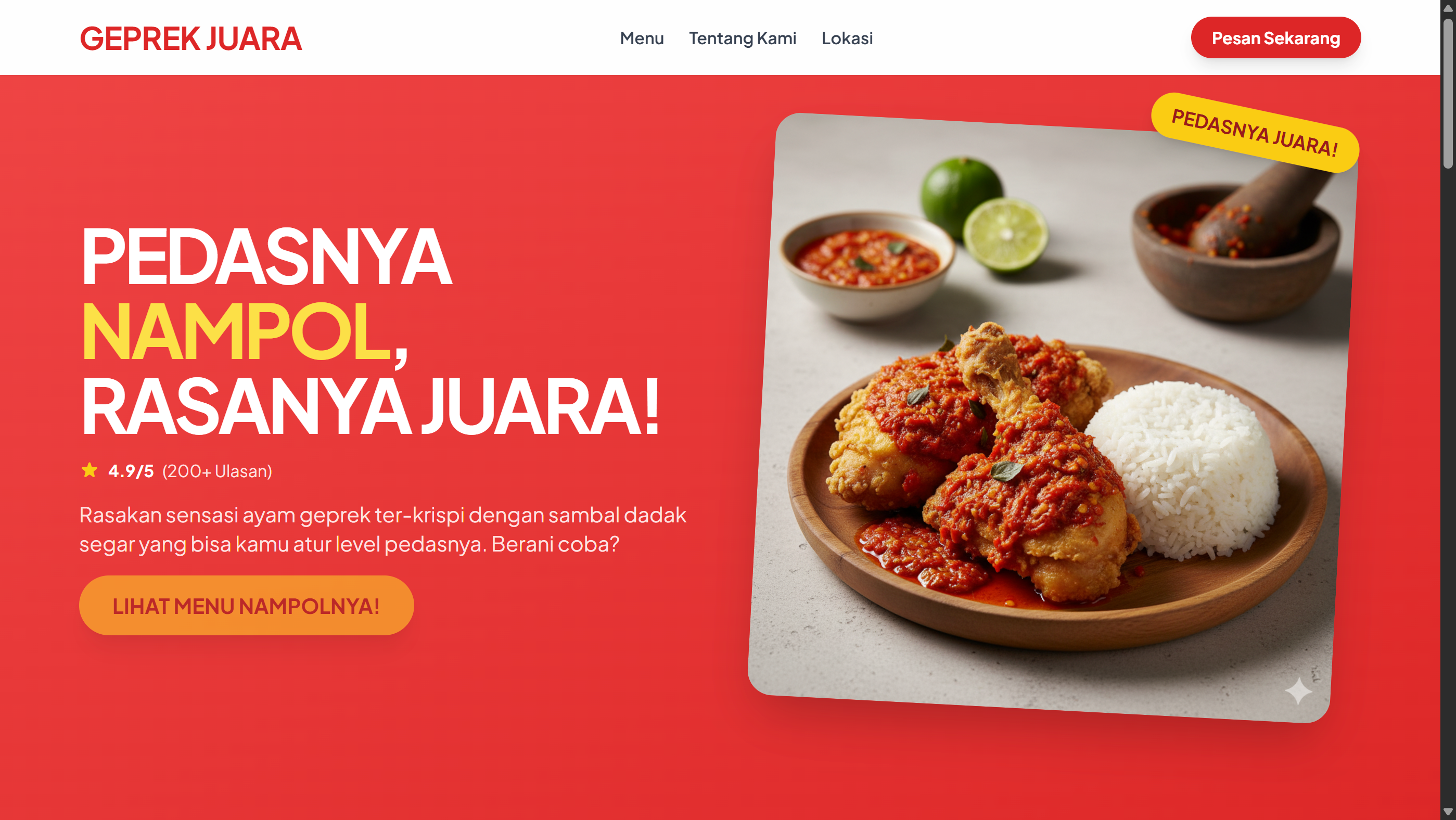 Food Restaurant Template