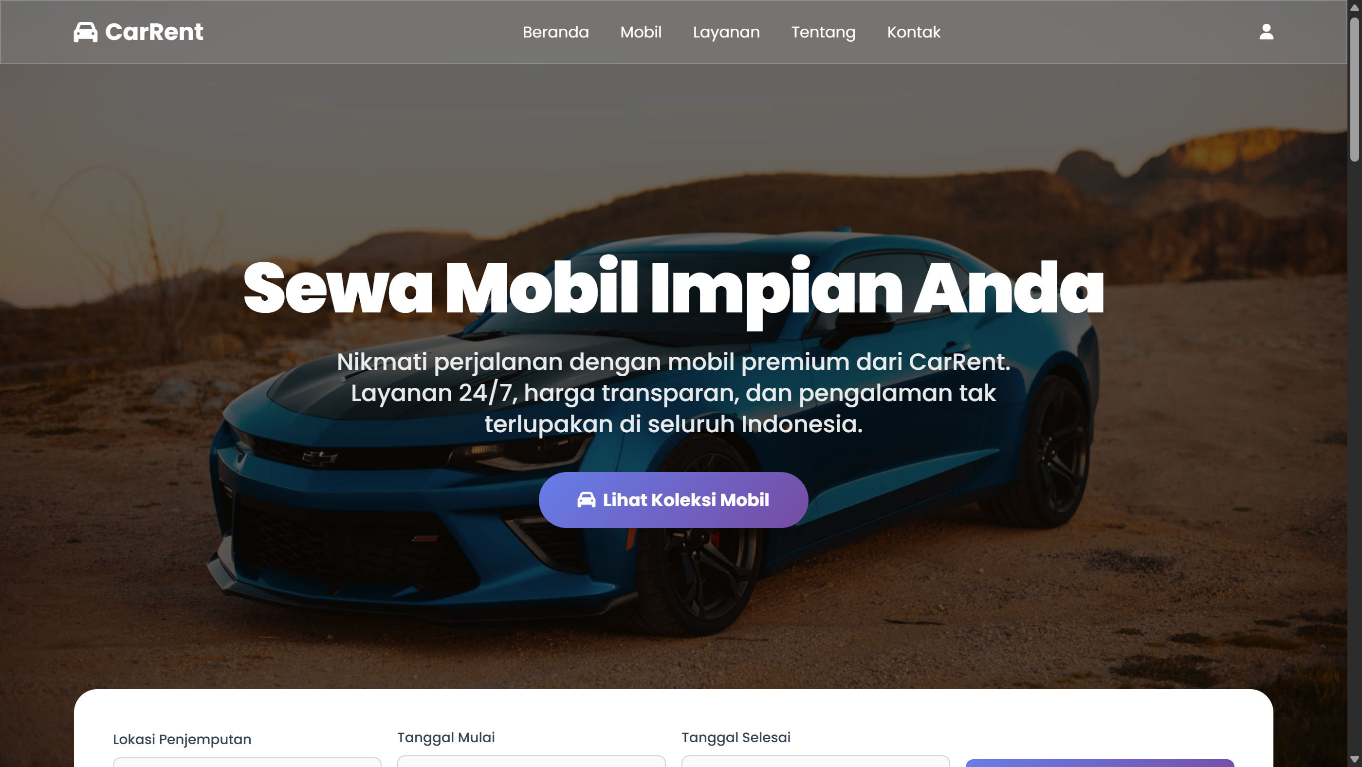 Car Rental Template